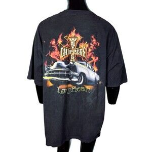Vintage 90s Jesse Who West Coast Choppers Distressed Sun Faded Men's T-Shirt 3XL
